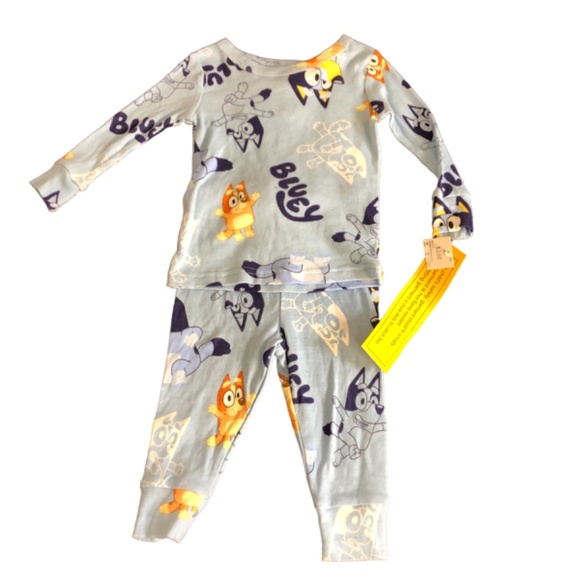 BLUEY 2-Piece Snug Fit Pajama Set Size 12 Months - Picture 3 of 8